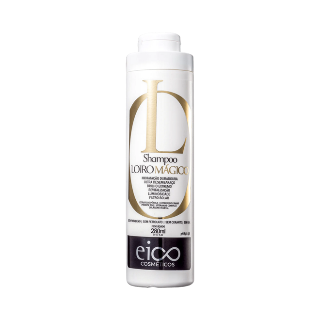 Shampoo Loiro Mágico 280ml Eico Shampoo Loiro Mágico 280ml Eico EICO