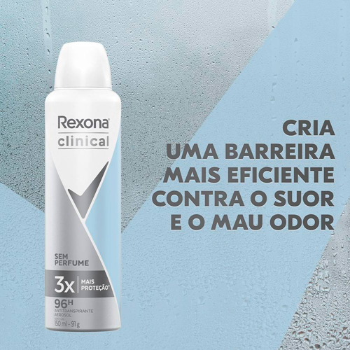 Desodorante Aerosol Rexona Sem Perfume 150ml