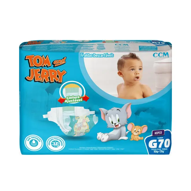 FRALDA TOM AND JERRY HIPER G 70UN