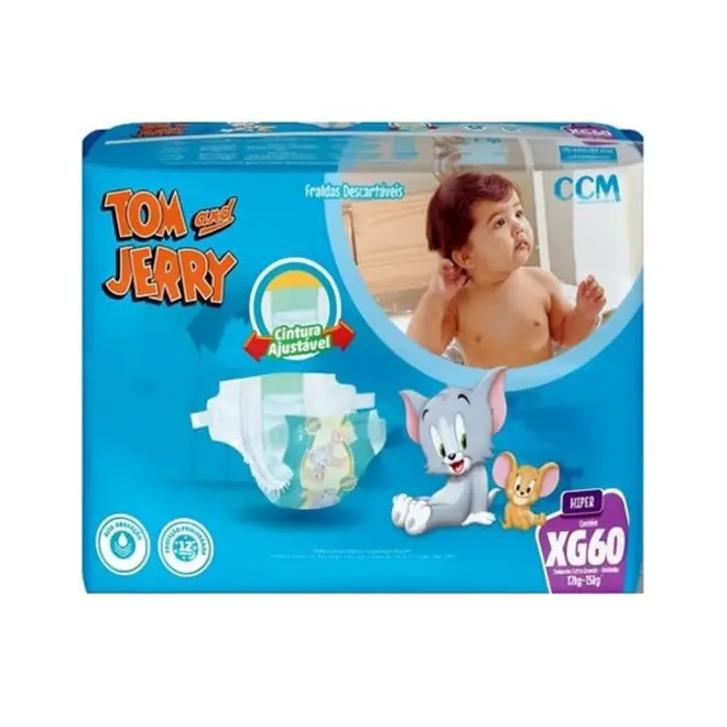 FRALDA TOM AND JERRY HIPER XG 60UN