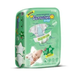 FRALDA ESTRELINHA HIPER P 100UN