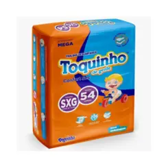 FRALDA TOQUINHO CONFORT SEC SXG 54 UNIDADES