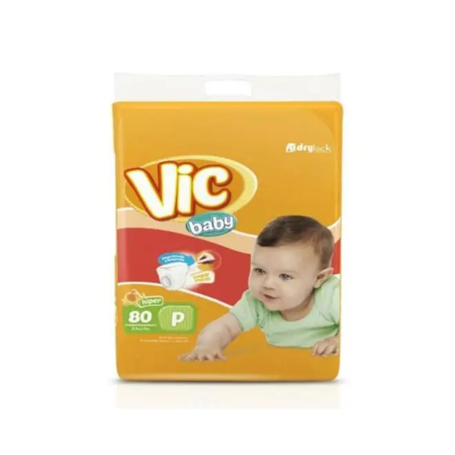 FRALDA VIC BABY HIPER P 80UN CAPRICHO
