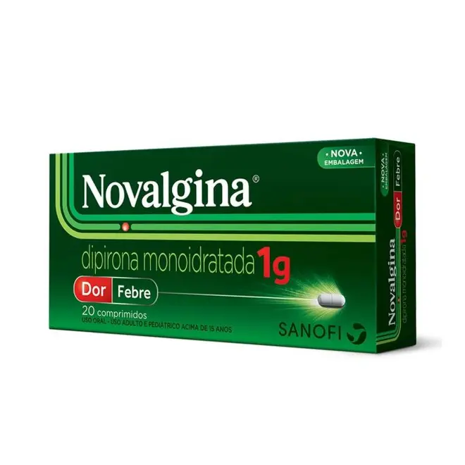 NOVALGINA 1G 20CPR SANOFI
