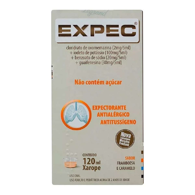 EXPEC XAROPE 120ML - Pague Menos