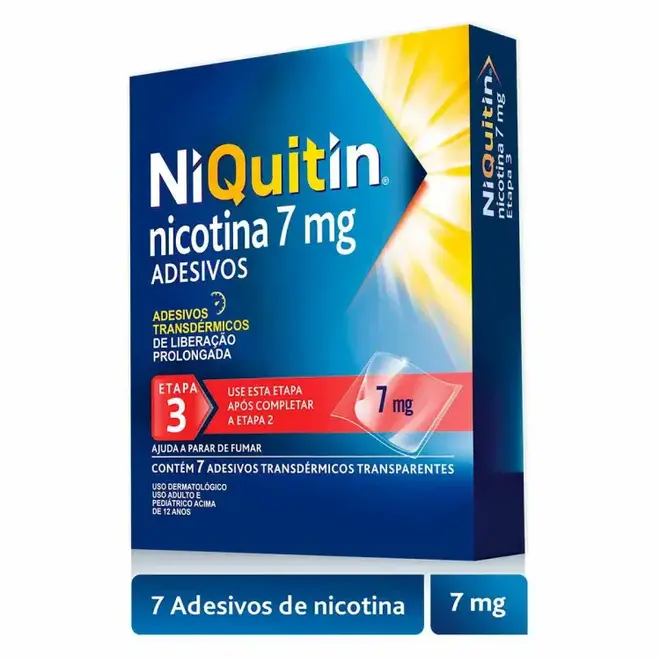 NIQUITIN ADESIVO TRANSPARENTE 7MG 7ADES