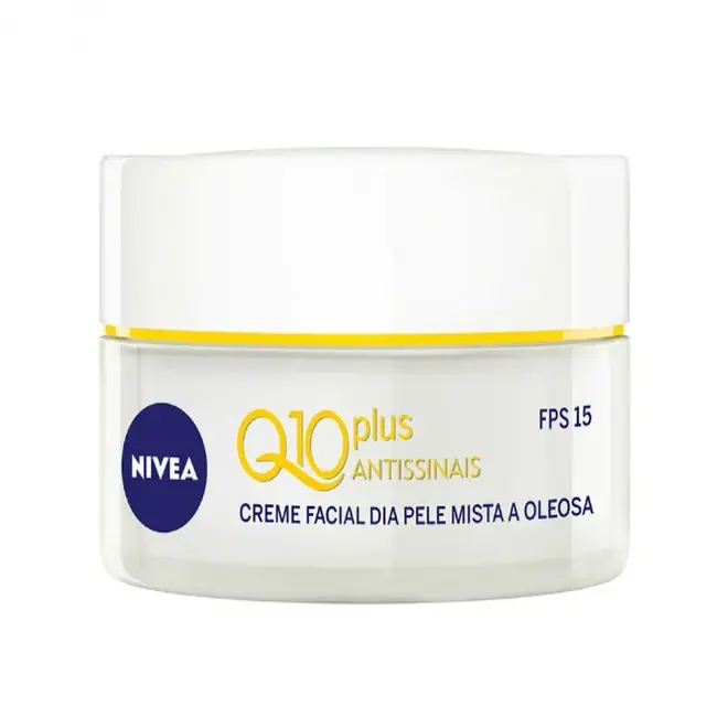 CREME FACIAL.NIVEA.Q10 PLUS ANTISSINAIS PELE MISTA FPS15.50G