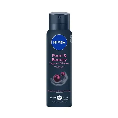 Desodorante Antitranspirante Aerosol Nivea Pearl & Beauty Fragância Premium Feminino 72h 150ml