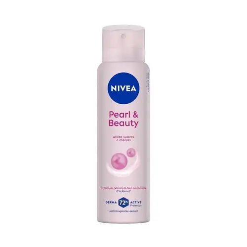 Desodorante Antitranspirante Aerosol Nivea Pearl & Beauty Feminino 72h 150ml