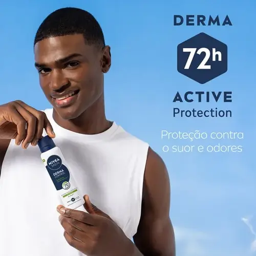 Desodorante Antitranspirante Aerosol Nivea Men Sensitive Protect 72h 150ml
