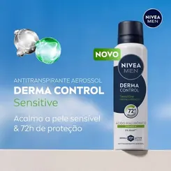 Desodorante Antitranspirante Aerosol Nivea Men Sensitive Protect 72h 150ml