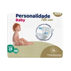 FRALDA PERSONALIDADE BABY TOTAL CARE MEGA XXG 28UN