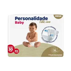 FRALDA PERSONALIDADE BABY TOTAL CARE MEGA XG 30UN
