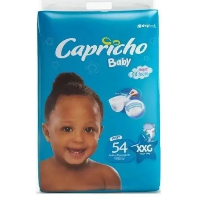 FRALDA CAPRICHO SUPER T- BAG XXG 54UN