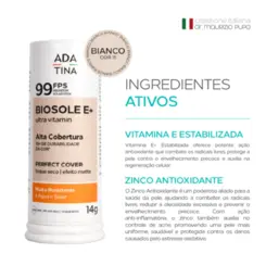 ADA TINA BIOSOLE E+ ULTRA VITAMIN FPS99 STICK COR BIANCO 14G