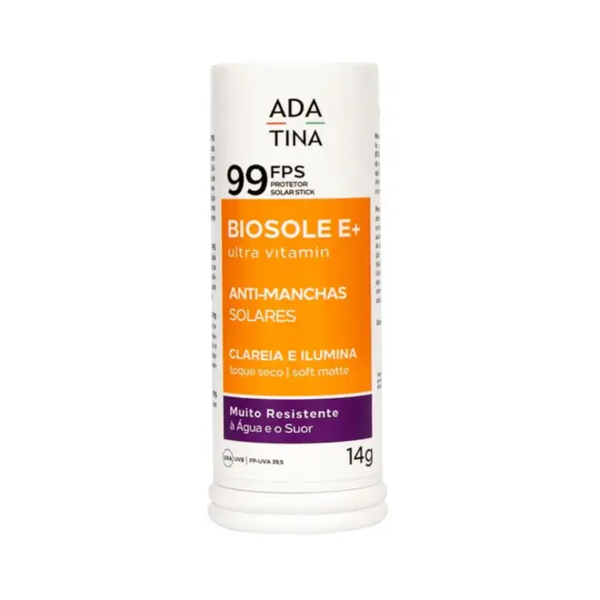 ADA TINA BIOSOLE E+ ULTRA VITAMIN FPS99 STICK SEM COR 14G