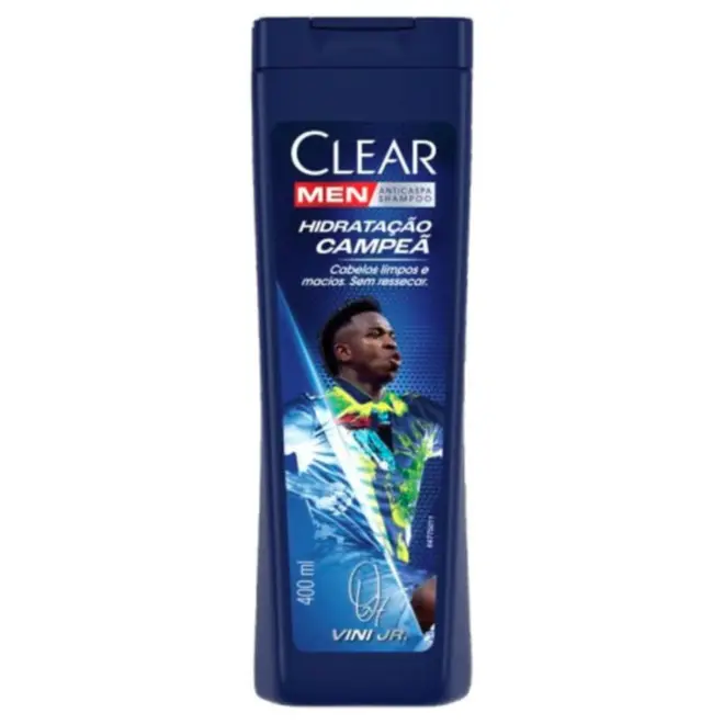 SHAMPOO ANTICASPA CLEAR MEN HIDRATACAO CAMPEA VINI 400ML