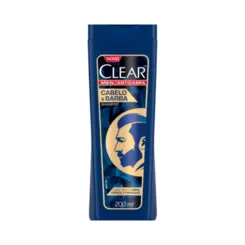 SHAMPOO CLEAR MEN ANTICASPA CABELO E BARBA 200ML