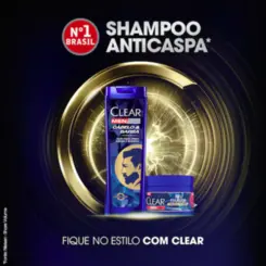 SHAMPOO CLEAR MEN ANTICASPA CABELO E BARBA 200ML