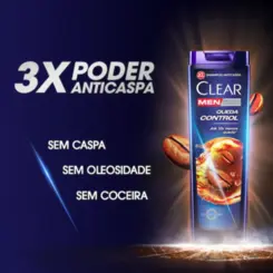 SHAMPOO CLEAR MEN QUEDA CONTROL 200ML