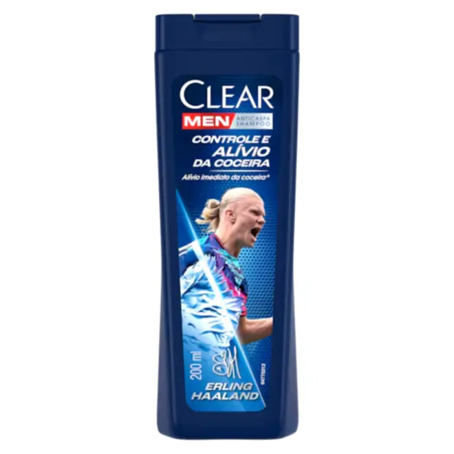 SHAMPOO ANTICASPA CLEAR MEN CONTROLE DA COCEIRA 200ML