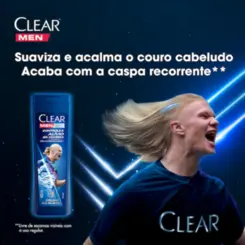 SHAMPOO ANTICASPA CLEAR MEN CONTROLE DA COCEIRA 200ML