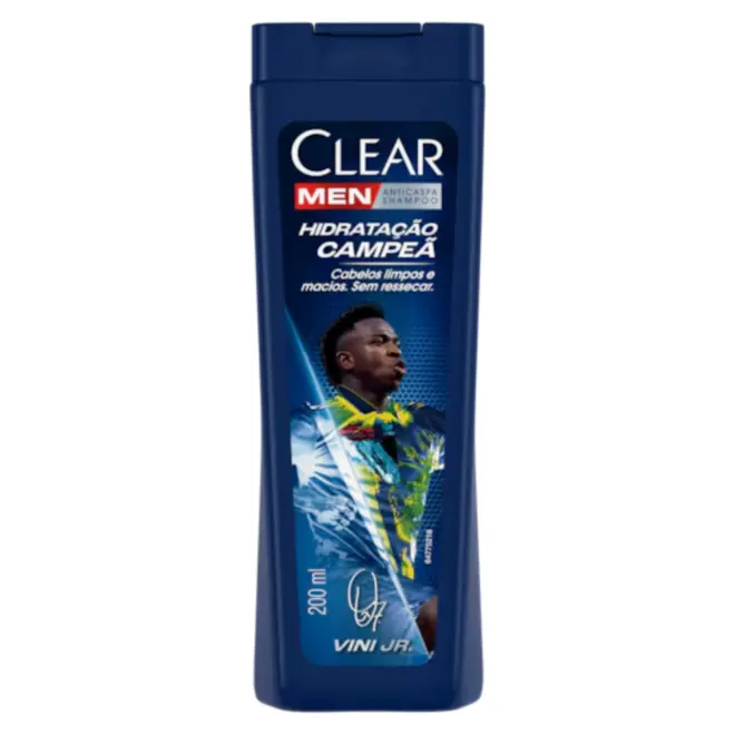 SHAMPOO ANTICASPA CLEAR MEN HIDRATACAO CAMPEA VINI 200ML