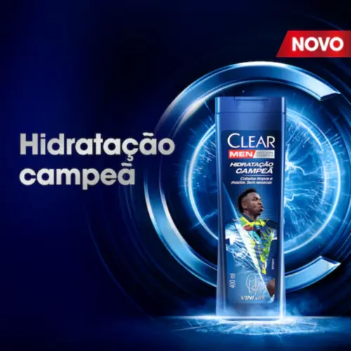SHAMPOO ANTICASPA CLEAR MEN HIDRATACAO CAMPEA VINI 200ML