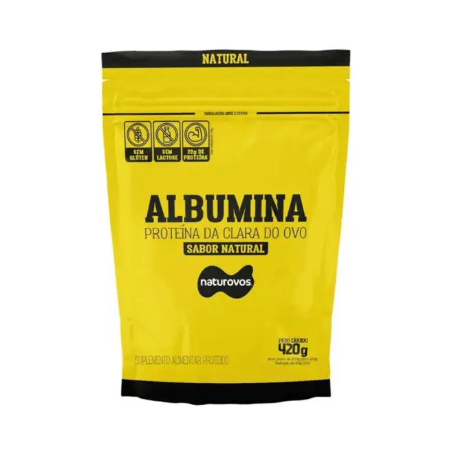 ALBUMINA NATUROVOS SABOR NATURAL  420G