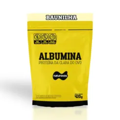 ALBUMINA NATUROVOS SABOR BAUNILHA  420G