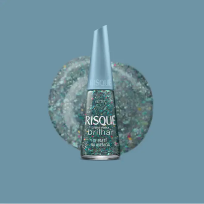 ESMALTE RISQUE LIVRE PARA BRILHAR PAETE NA AVENIDA 8ML