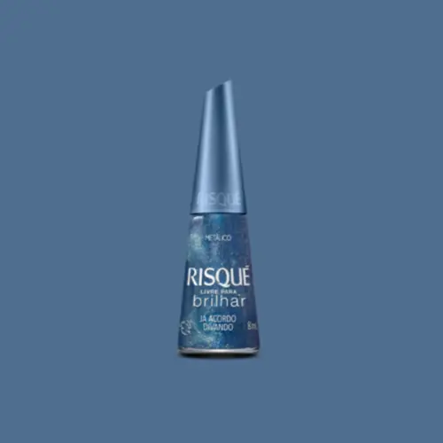 ESMALTE RISQUE LIVRE PARA BRILHAR JA ACORDO DIVANDO 8ML