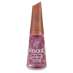 ESMALTE RISQUE LIVRE PARA BRILHAR CRAVEJADA NO GLITTER 8ML