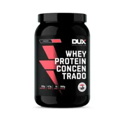 WHEY PROTEIN CONCENTRADO POTE 900G MORANGO DUX NUTRITION