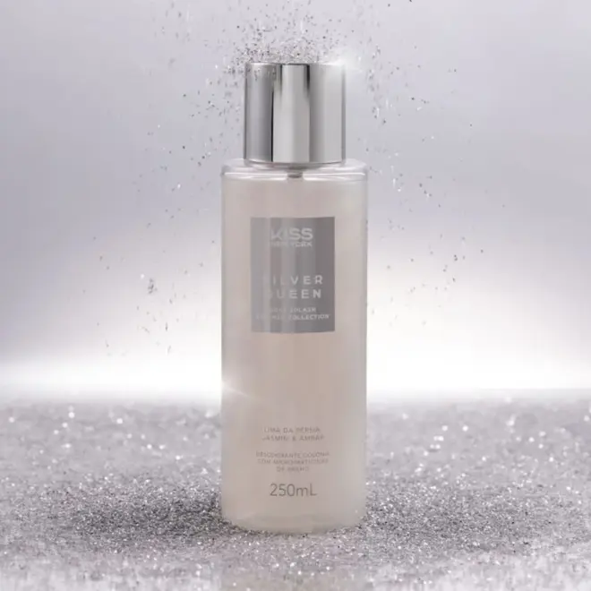 KISS BODY SPLASH SILVER QUEEN DESOD CORPORAL 250ML