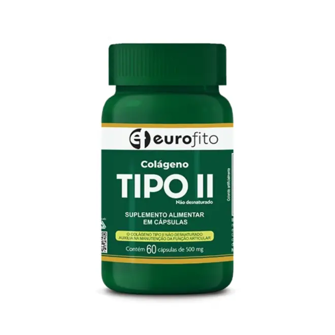 EUROFITO COLAGENO TIPO II 500MG 60CAPS