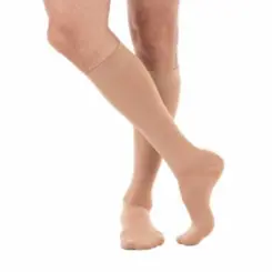 MEIA COMPRESSIVA ULTRALINE AD20/30 TAM M PE FECHADO BEGE