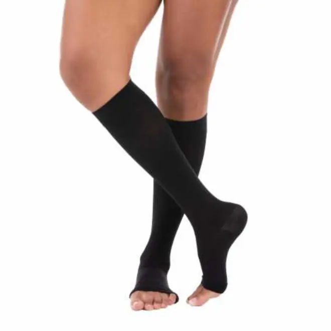 MEIA COMPRESSIVAS ULTRALINE 4000 AD20/30 M PE ABERTO PRETO