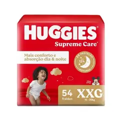 FRALDA HUGGIES SUPREME CARE HIPER XXG C/ 54