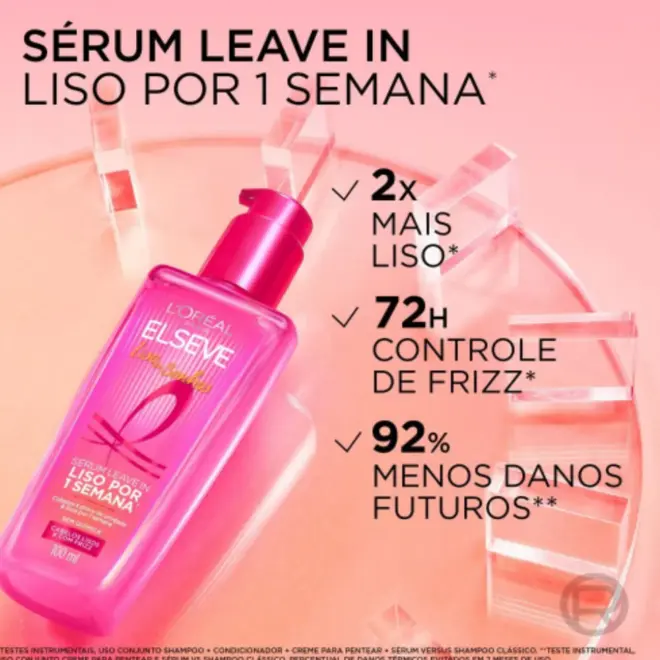 ELSEVE SERUM LEAVE IN LISO DOS SONHOS 100ML