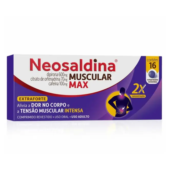 NEOSALDINA MUSCULAR MAX 16CPR