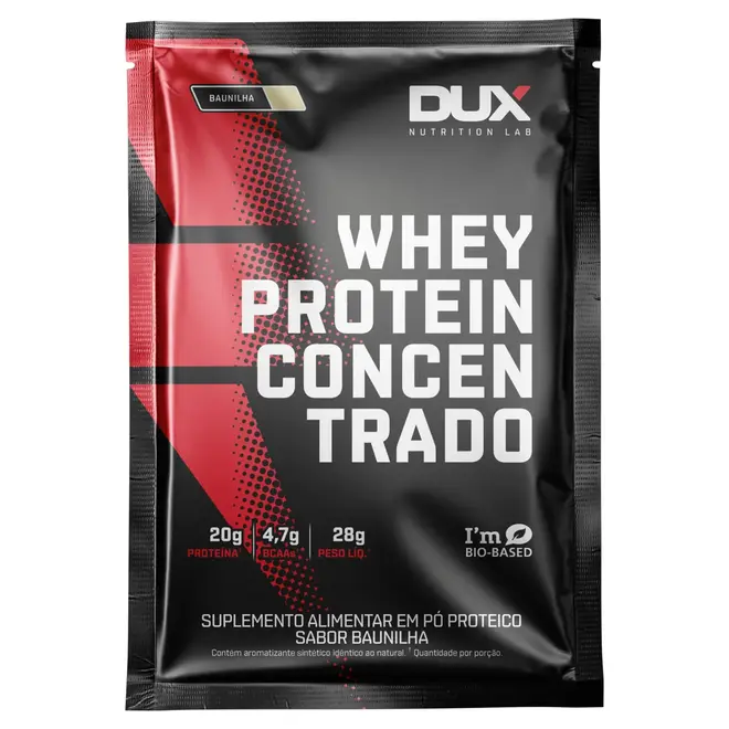WHEY PROTEIN CONCENTRADO SACHE 27G BUTTER COOKIES DUX NUTRITION