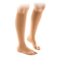 MEIA COMPRESSIVA  FLAT STRONG AD 30-40MMHG CURTA  XG PE ABER