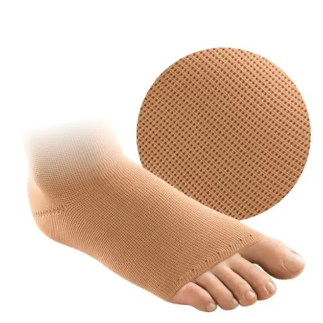 MEIA COMPRESSIVA  FLAT STRONG AD 30-40MMHG CURTA  G PE ABERT