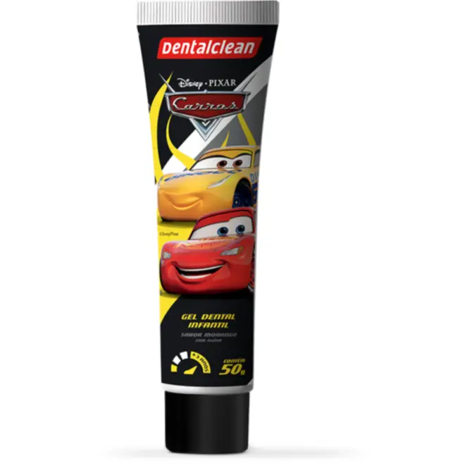 GEL DENTAL INFANTIL CARROS  DENTAL CLEAN C/ FLUOR 50G