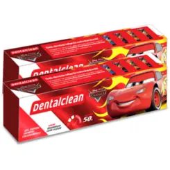 GEL DENTAL INFANTIL CARROS  DENTAL CLEAN C/ FLUOR 50G