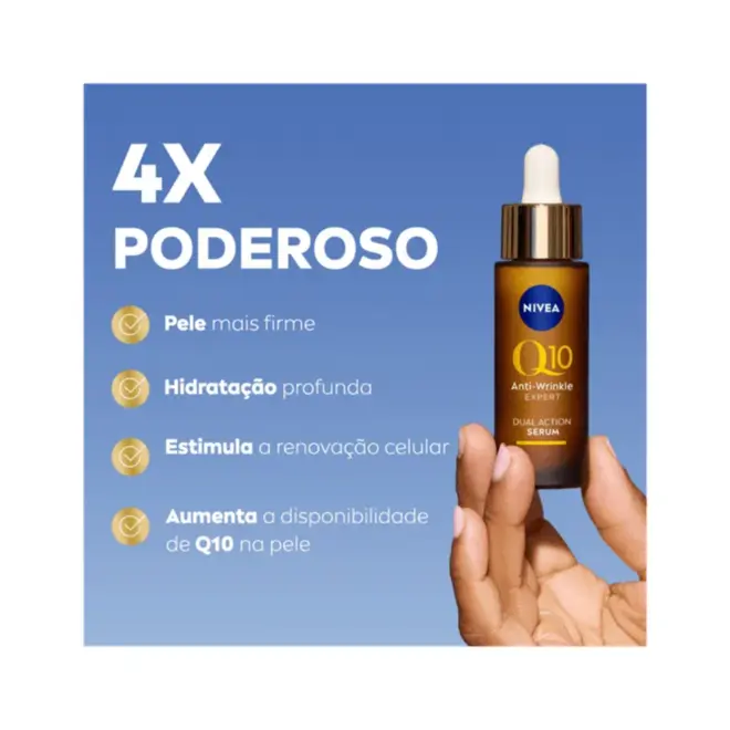 NIVEA Q10 SERUM FACIAL ANTISSINAIS EXPERT 30ML