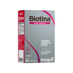 BIOTINA DOSE MAXIMA 500MG 60CAPS KATIGUA