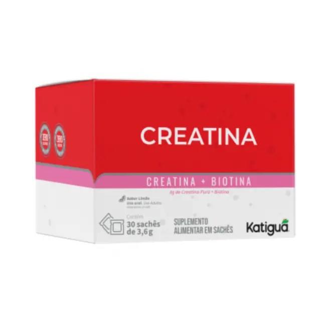 CREATINA + BIOTINA 30SACHES SABOR LIMAO KATIGUA