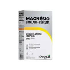 MAGNESIO DIMALATO + CURCUMA 210MG 60CAPS KATIGUA